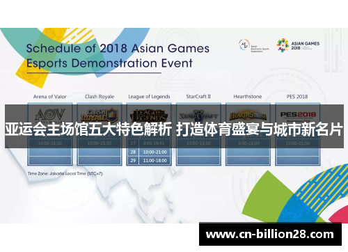 亚运会主场馆五大特色解析 打造体育盛宴与城市新名片